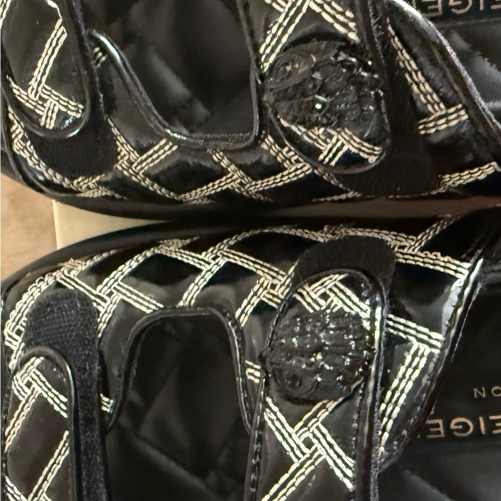 Kurt Geiger quilted patent sandals size 38 - Picture 5 of 7
